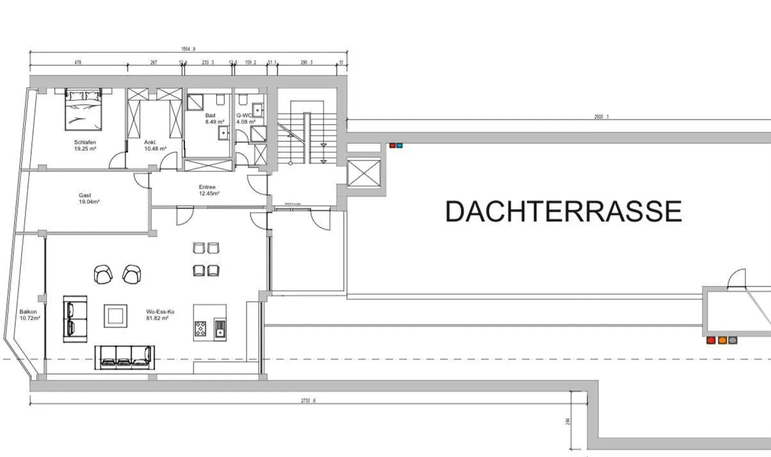 3 Zimmer Wohnung mit 175 m² in Mannheim – Bild 2