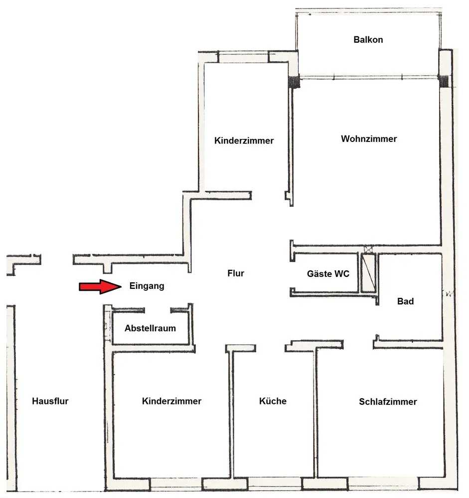 4 Zimmer Wohnung mit 88 m² in Hannover – Bild 3
