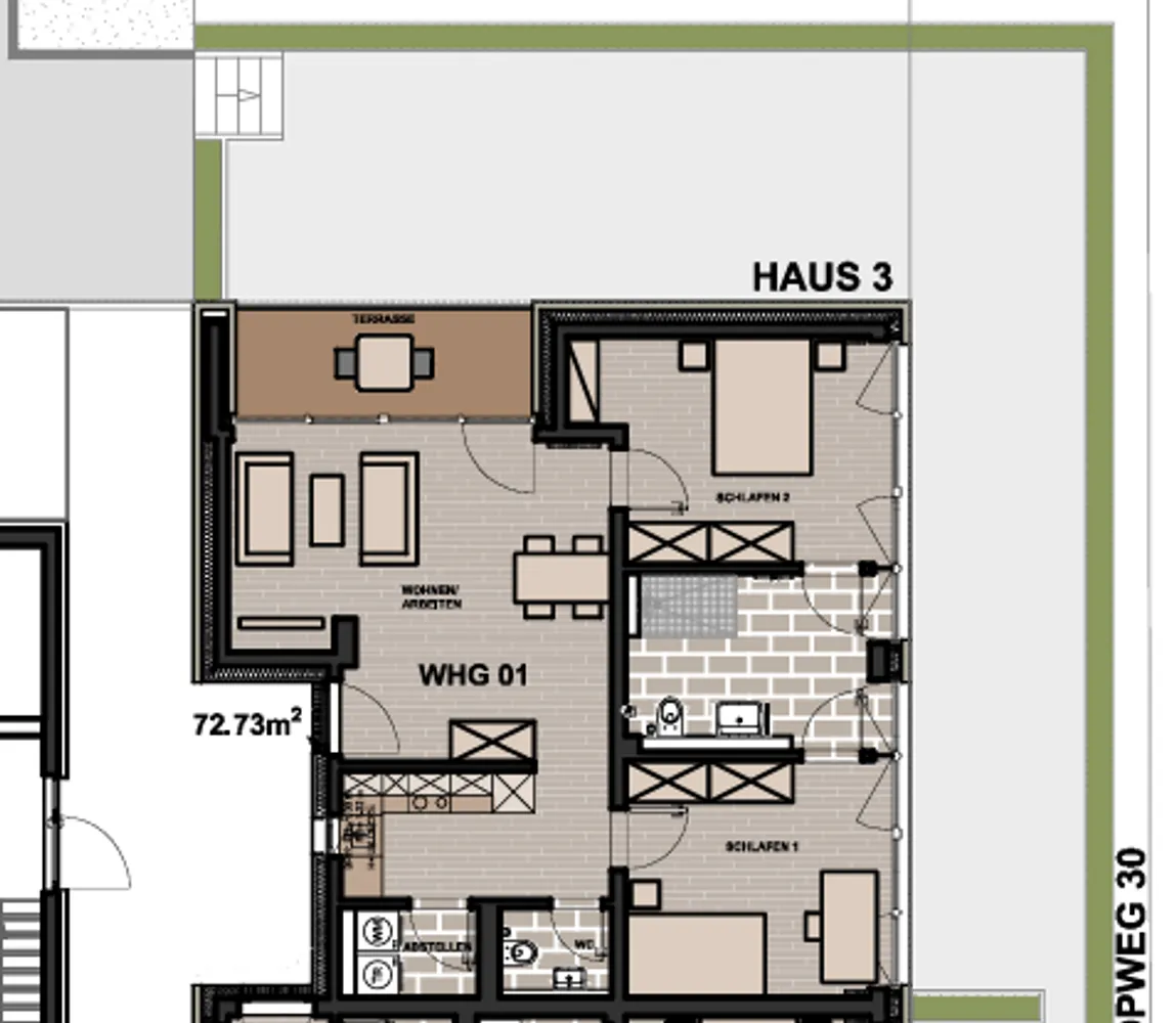 3 Zimmer Wohnung mit 75 m² in Münster – Bild 10