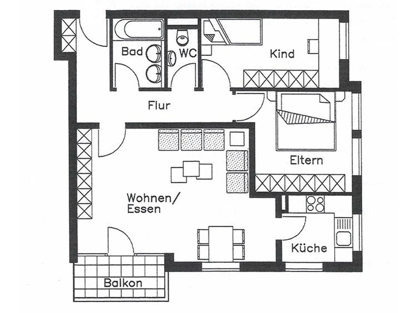 3 room apartment with 70 m² in Dresden – Photo 3