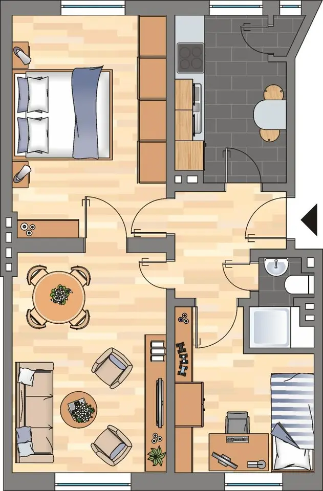 3 Zimmer Wohnung mit 51 m² in Bremen – Bild 8