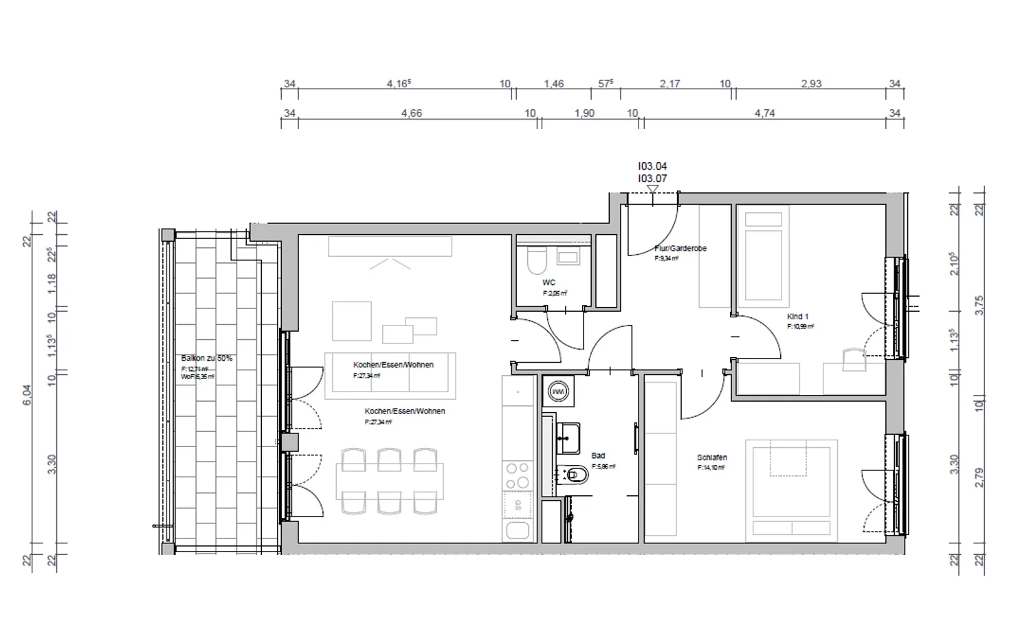 3 room apartment with 76 m² in Regensburg – Photo 2