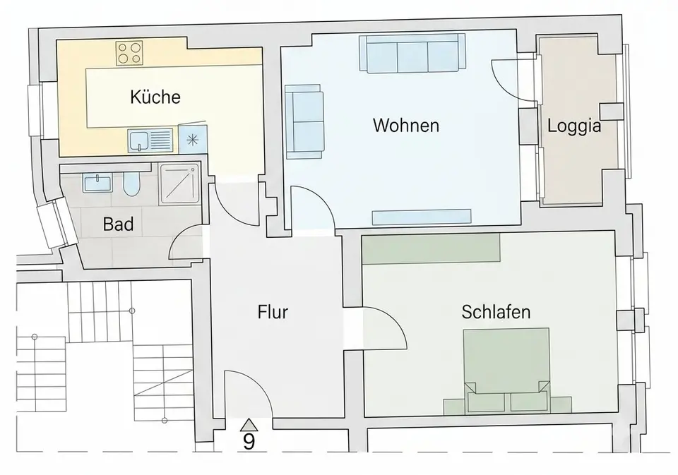 2 Zimmer Wohnung mit 76 m² in Rathenow – Bild 8