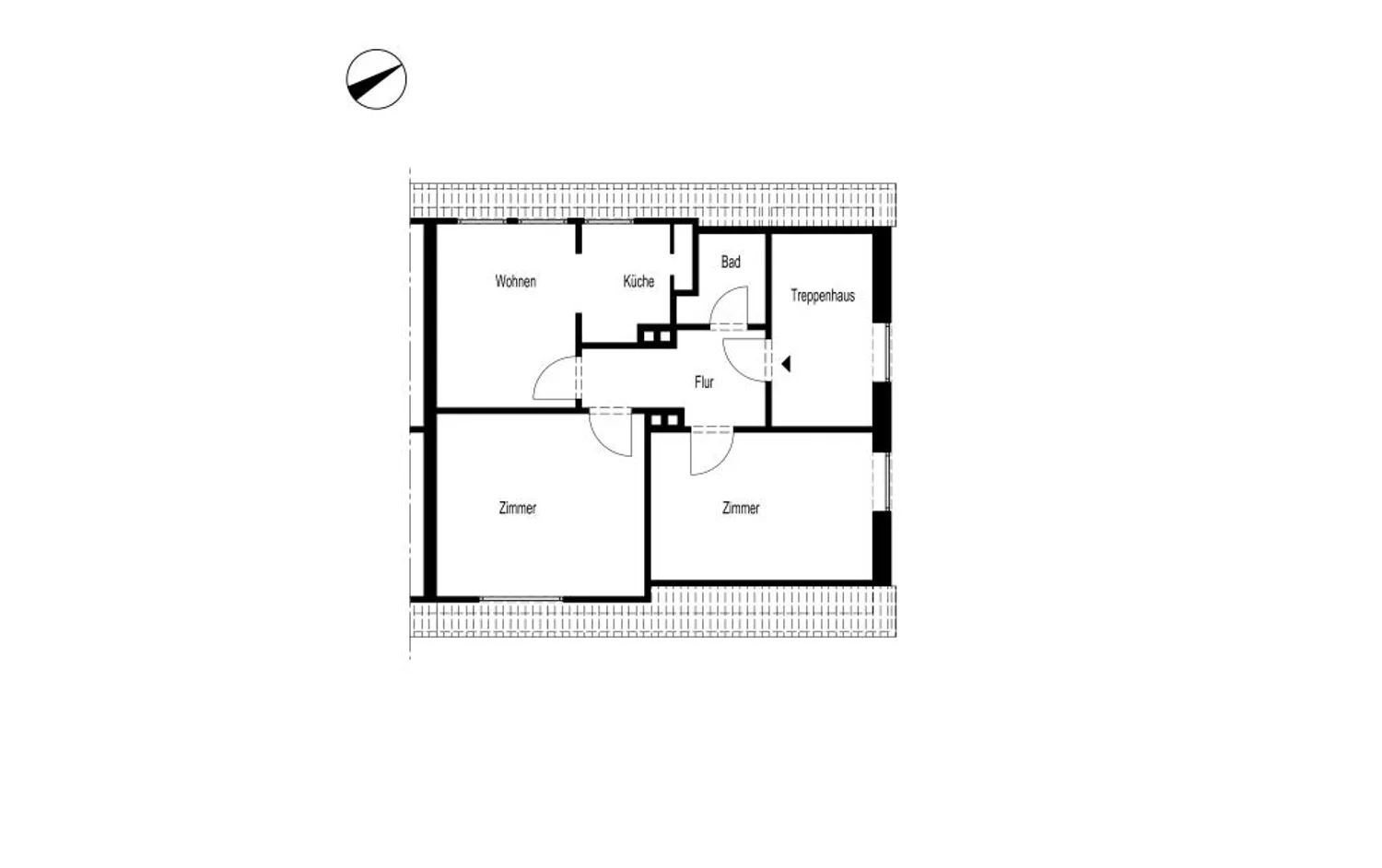 3 Zimmer Wohnung mit 52 m² in Lüdenscheid – Bild 2