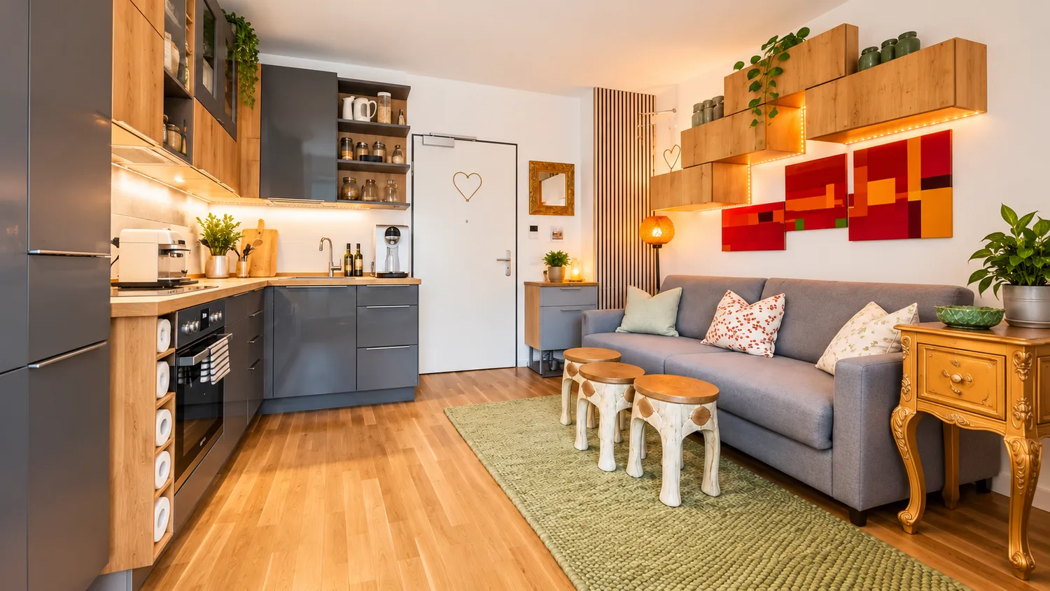 1 room apartment with 35 m² in Hanover – Photo 1