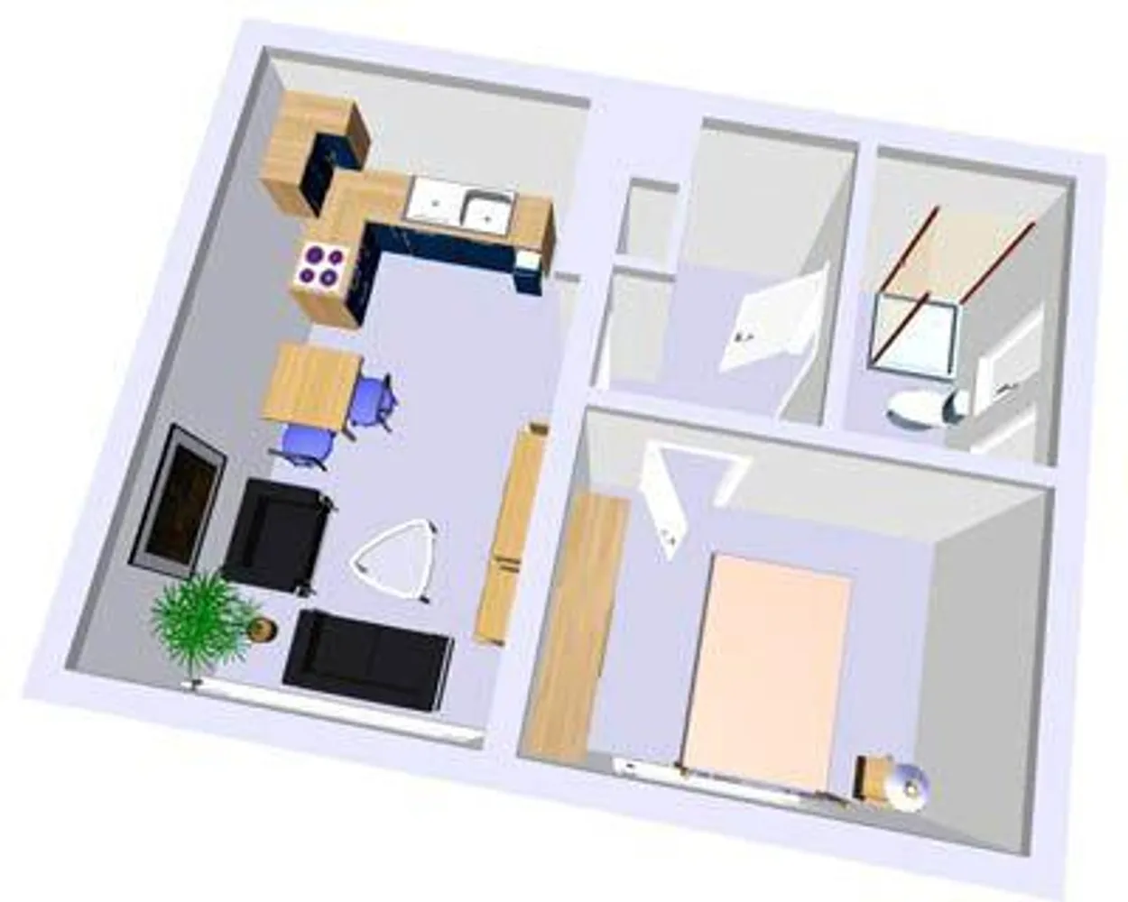 2 Zimmer Wohnung mit 52 m² in Kiel – Bild 2