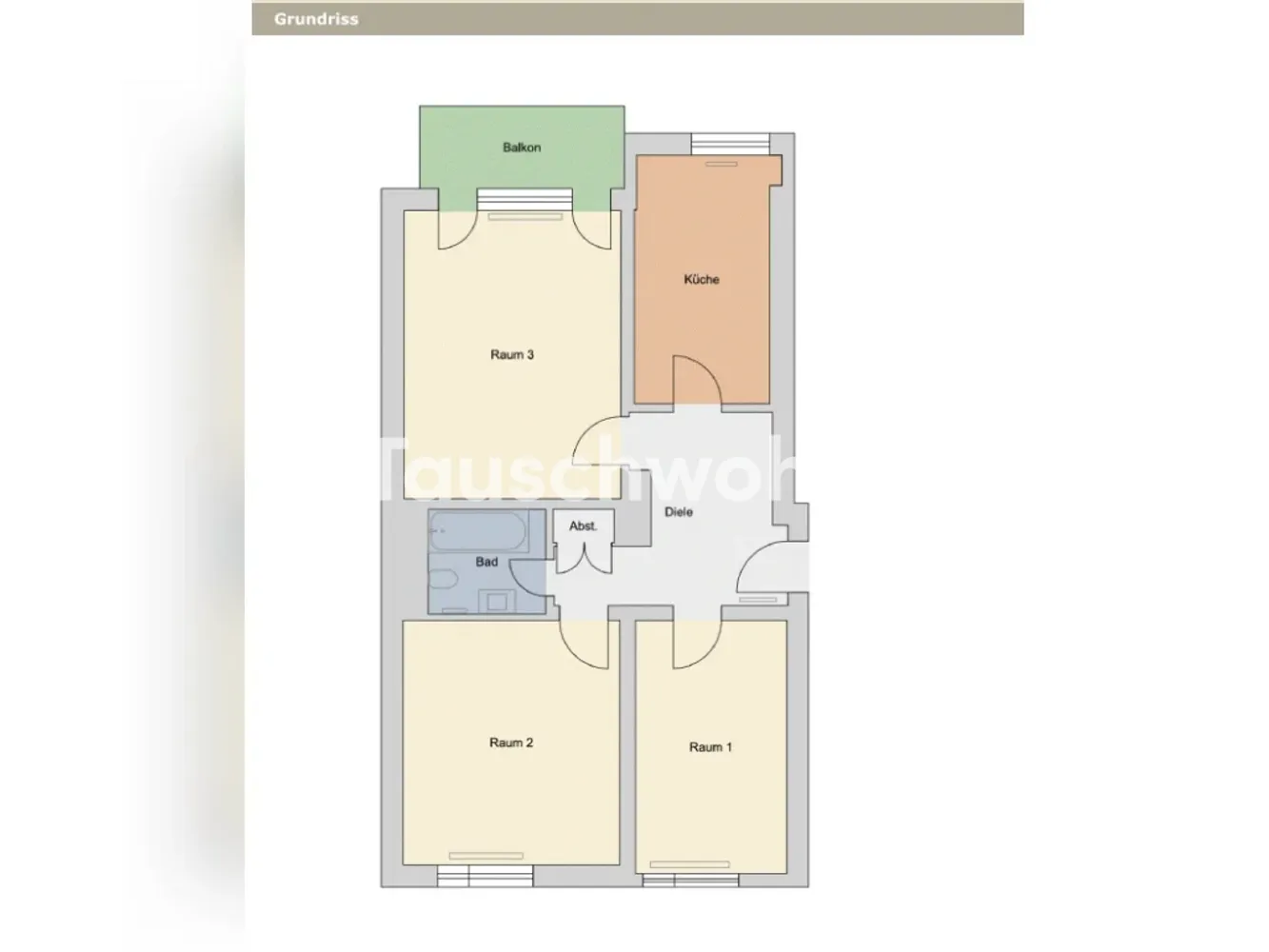 3 Zimmer Wohnung mit 68 m² in Köln – Bild 1