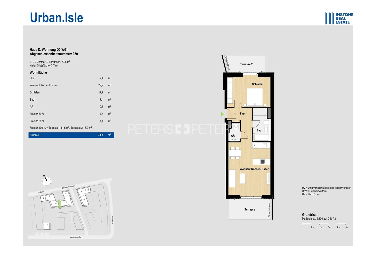 2 Zimmer Wohnung mit 74 m² in Hamburg – Bild 6