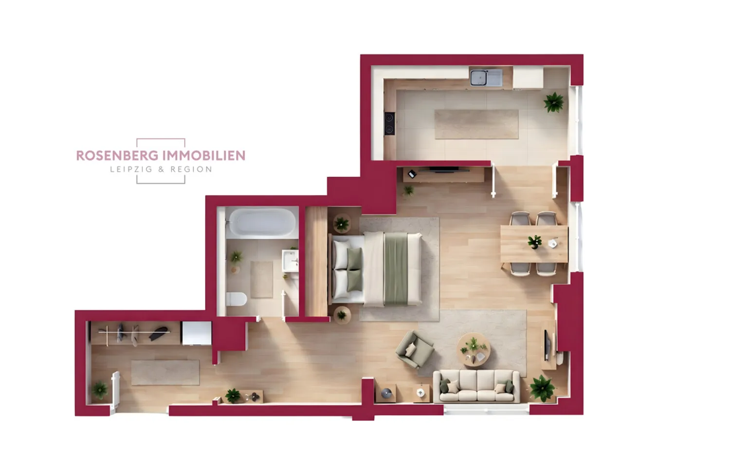 1 Zimmer Wohnung mit 55 m² in Zwickau – Bild 11