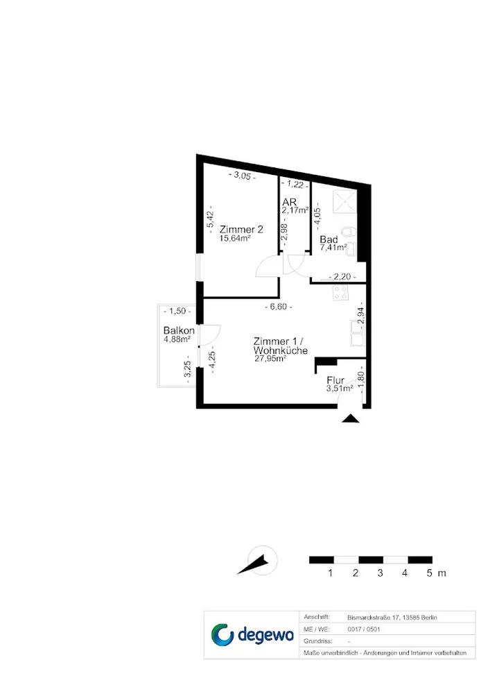 2 Zimmer Wohnung mit 60 m² in Berlin – Bild 6