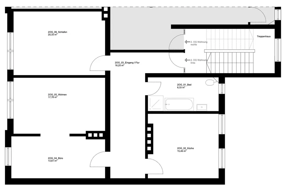 3 Zimmer Wohnung mit 94 m² in Hof – Bild 8