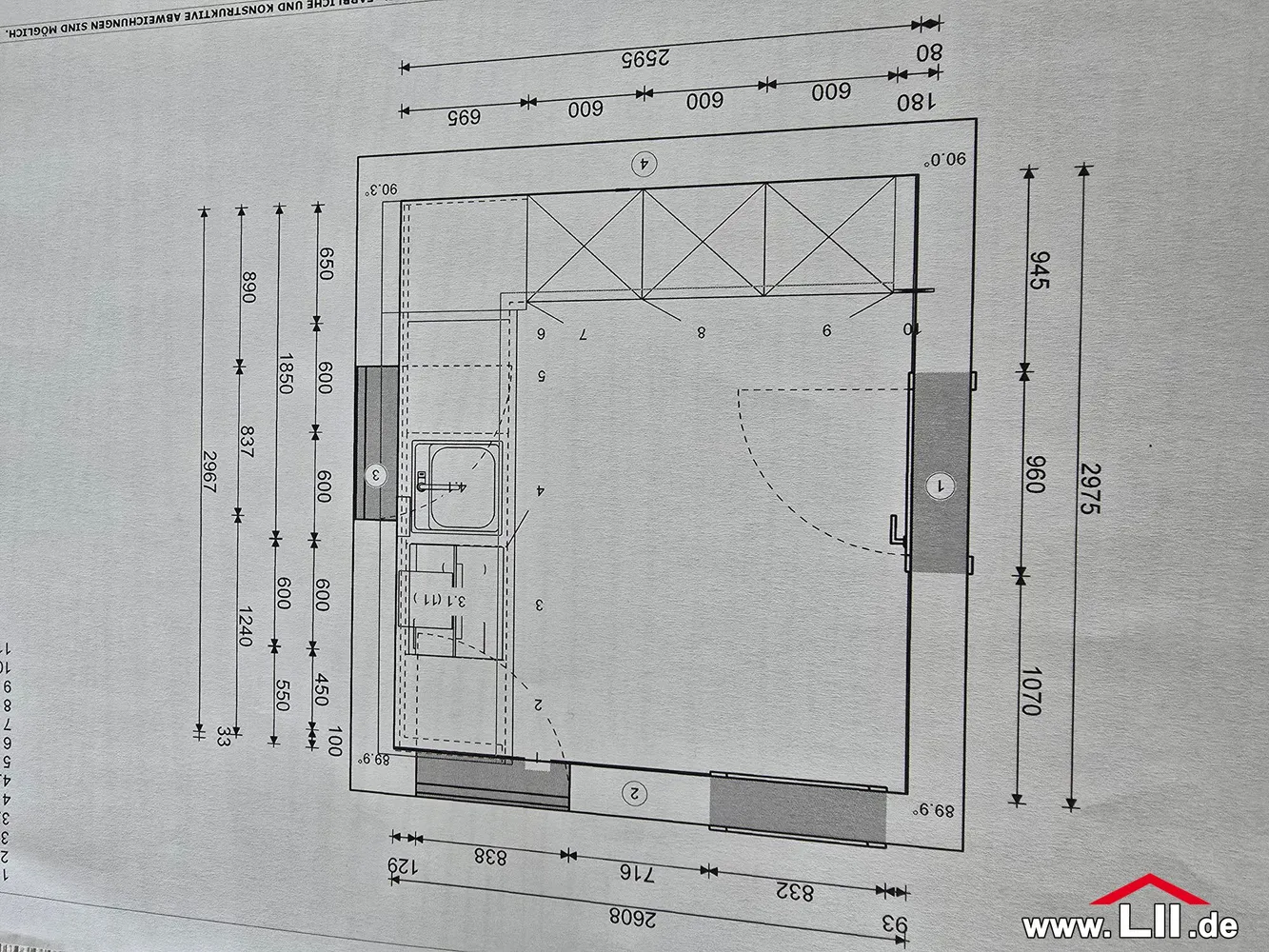 3 room apartment with 86 m² in Frankfurt am Main – Photo 3