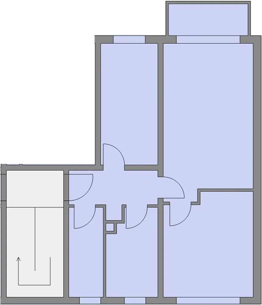 3 Zimmer Wohnung mit 58 m² in Borna – Bild 2