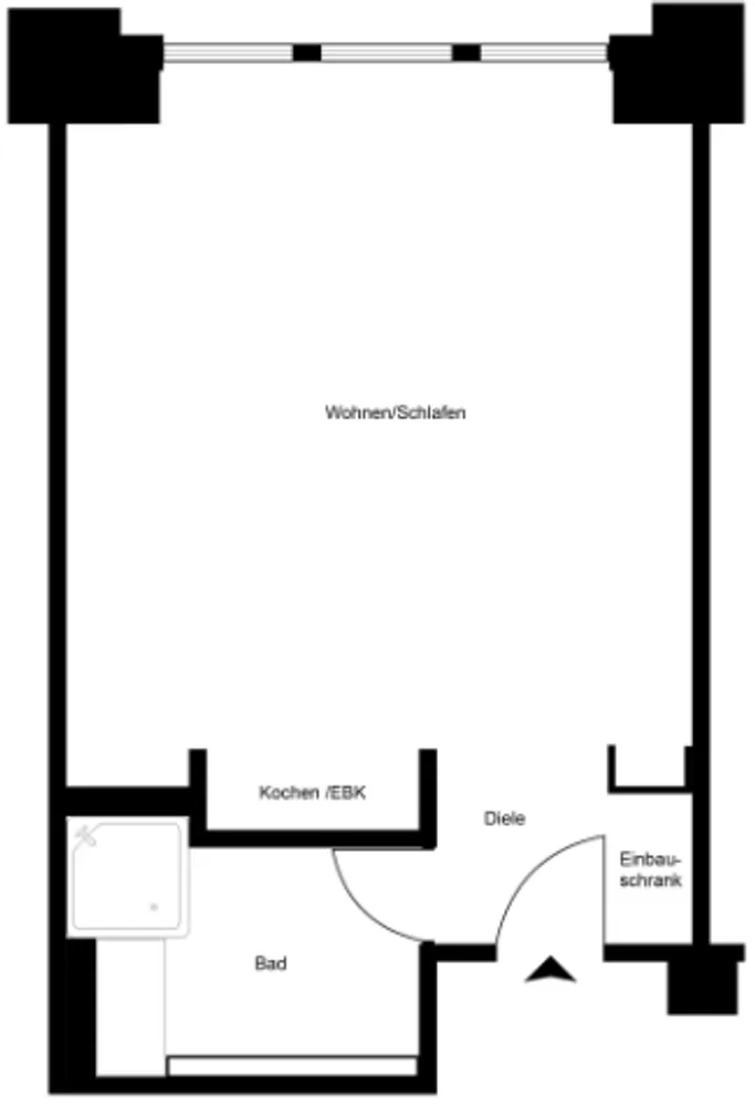 1 Zimmer Wohnung mit 40 m² in Leipzig – Bild 2