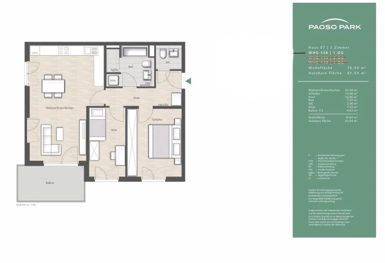 3 room apartment with 77 m² in Munich – Photo 3