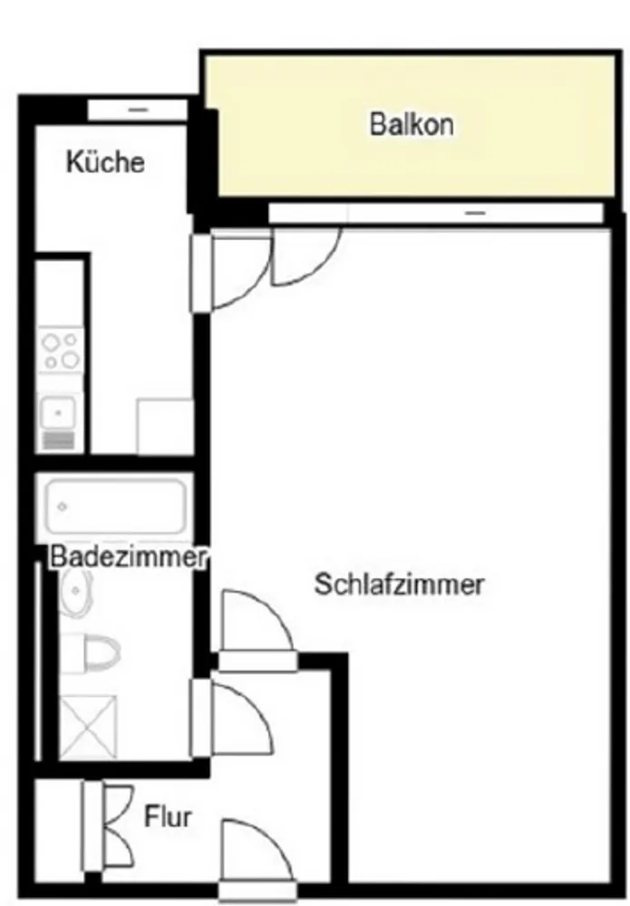 2 Zimmer Wohnung mit 46 m² in Dortmund – Bild 8