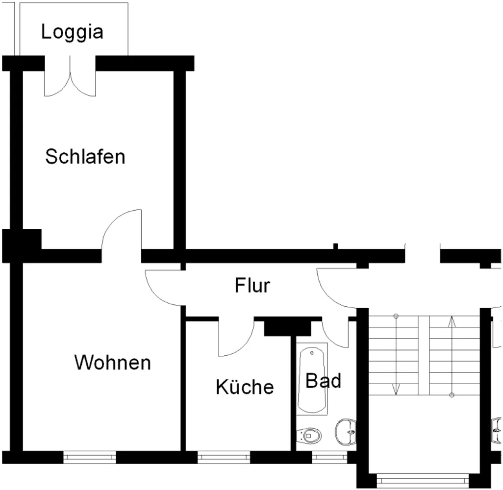 3 Zimmer Wohnung mit 46 m² in Braunschweig – Bild 6