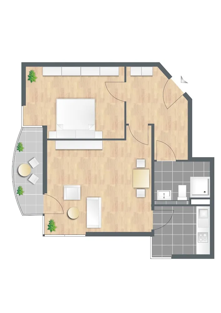 2 Zimmer Wohnung mit 58 m² in Augsburg – Bild 10