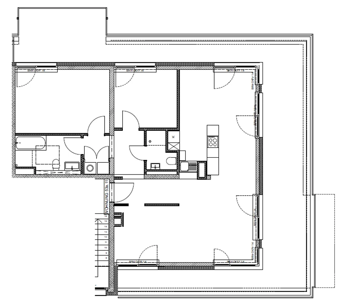 4 Zimmer Wohnung mit 123 m² in Aachen – Bild 6