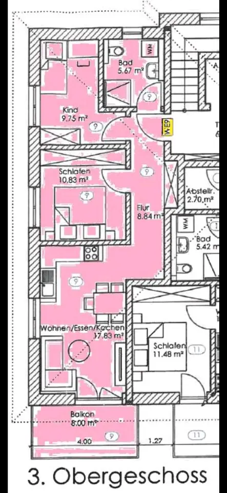 2 Zimmer Wohnung mit 51 m² in Cham – Bild 10