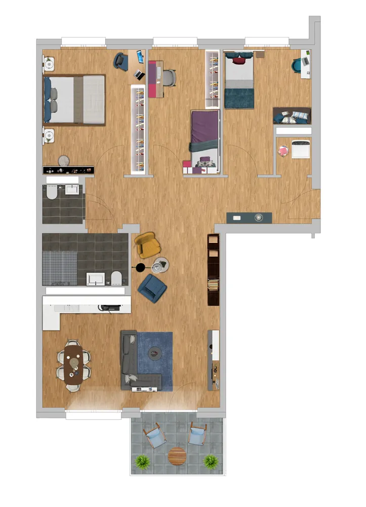 4 Zimmer Wohnung mit 93 m² in Mönchengladbach – Bild 9