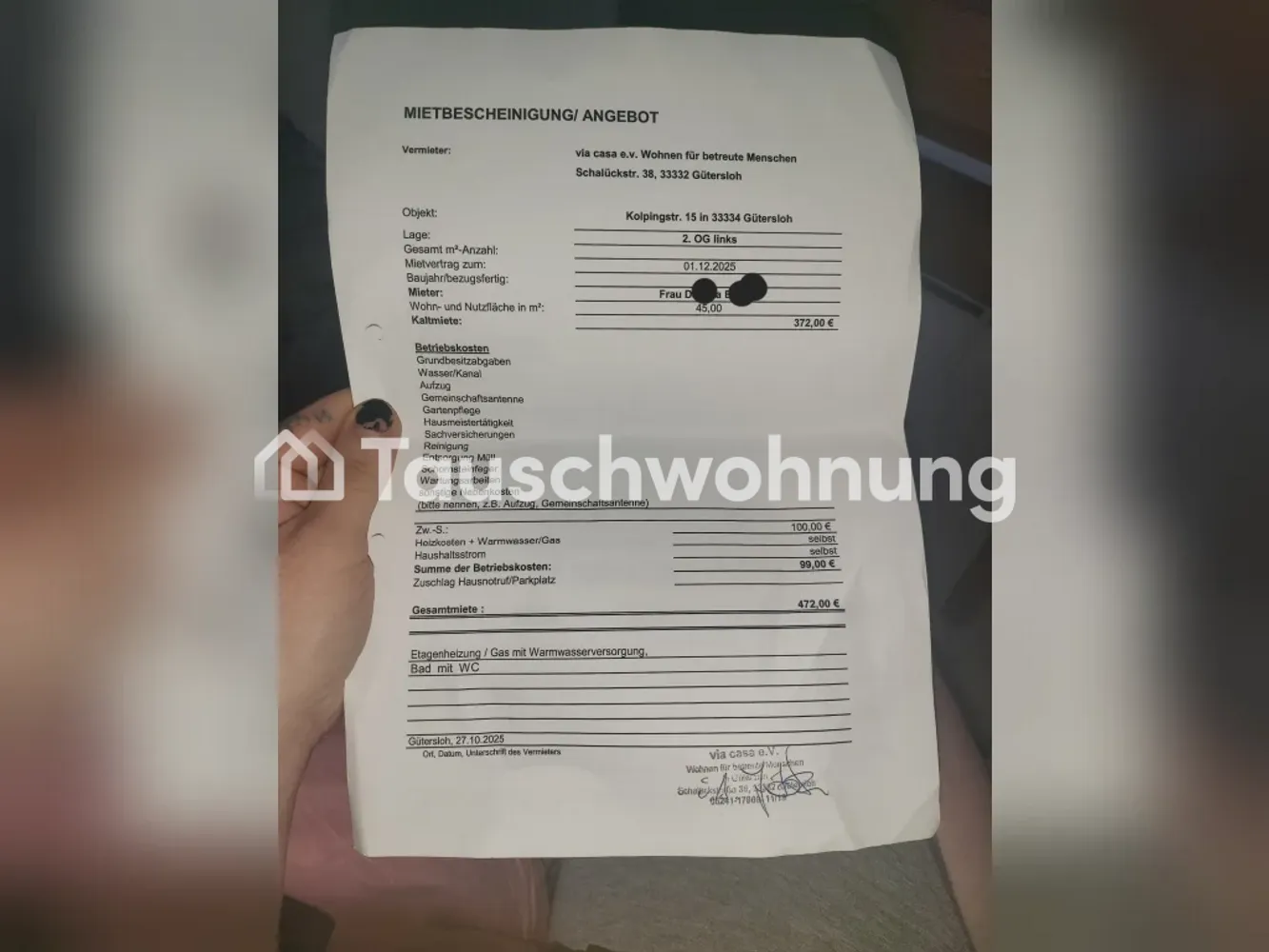 2 Zimmer Wohnung mit 45 m² in Gütersloh – Bild 6