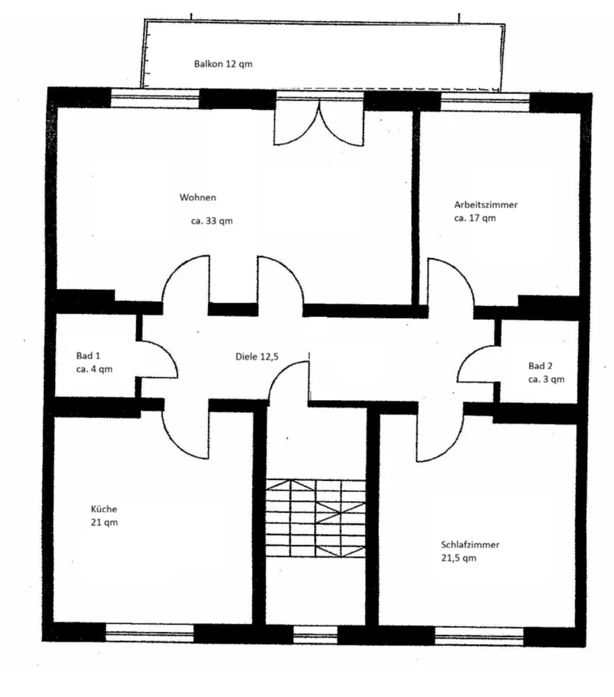 3 Zimmer Wohnung mit 110 m² in Wuppertal – Bild 4