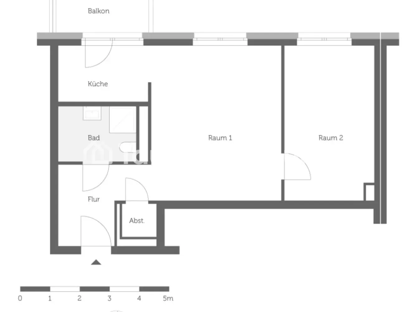 2 room apartment with 60 m² in Berlin – Photo 1