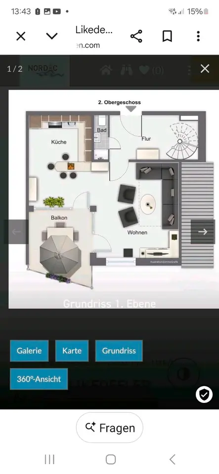 3 Zimmer Wohnung mit 83 m² in Wismar – Bild 1