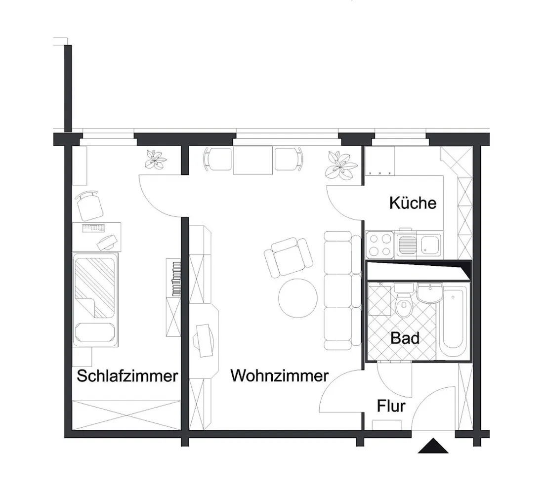 2 Zimmer Wohnung mit 46 m² in Berlin – Bild 5