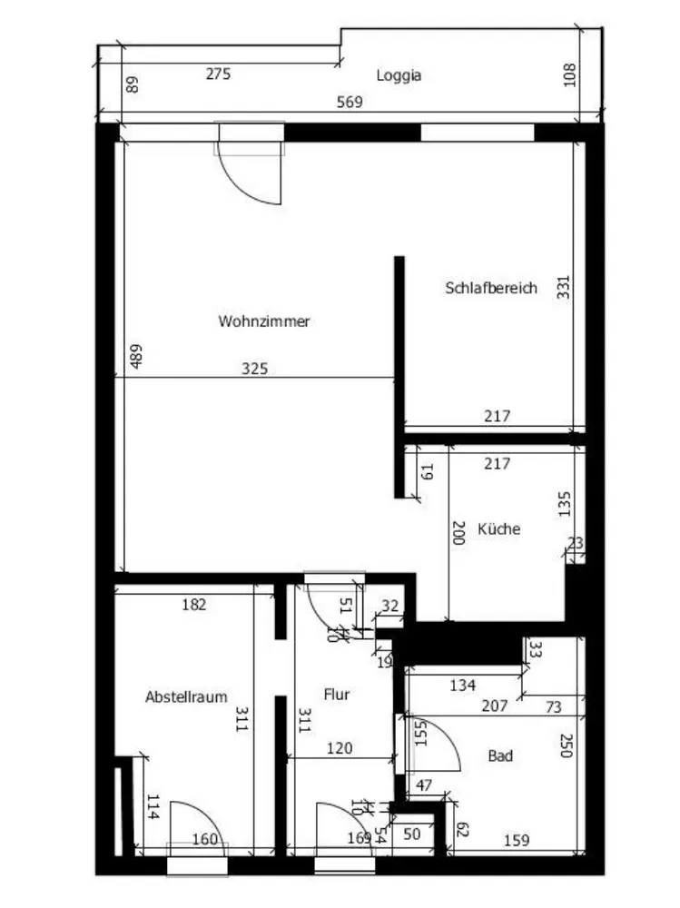 2 room apartment with 44 m² in Frankfurt am Main – Photo 3