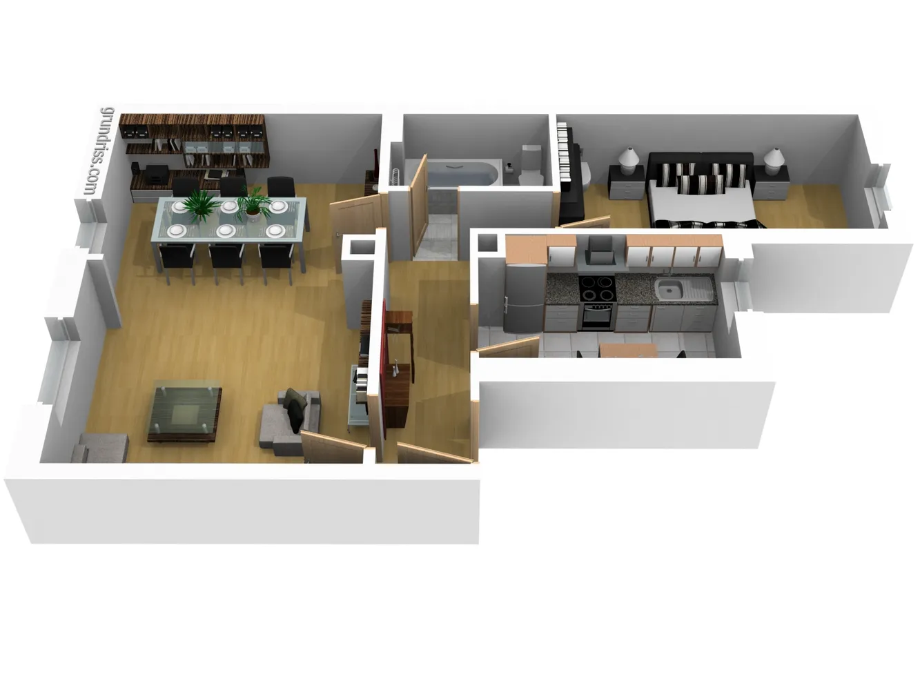 3 Zimmer Wohnung mit 59 m² in Braunschweig – Bild 2