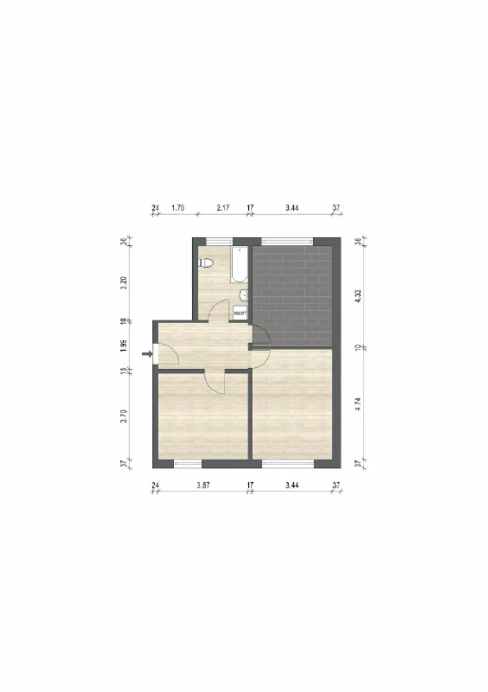 2 Zimmer Wohnung mit 50 m² in Finsterwalde – Bild 10