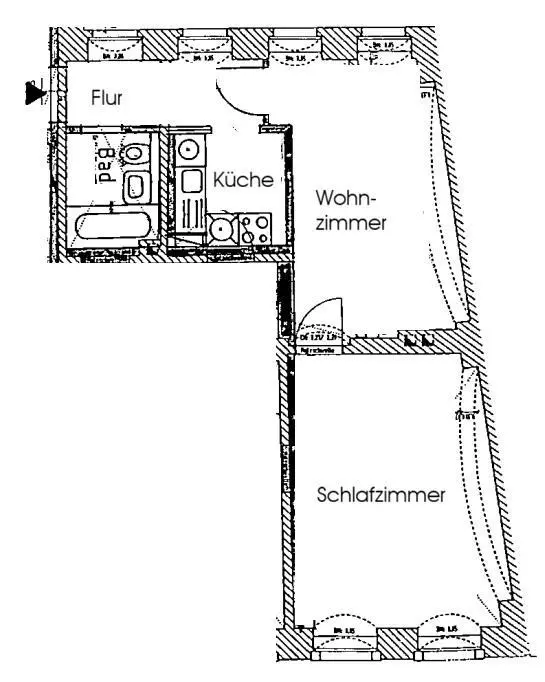 2 Zimmer Wohnung mit 47 m² in Meißen – Bild 5