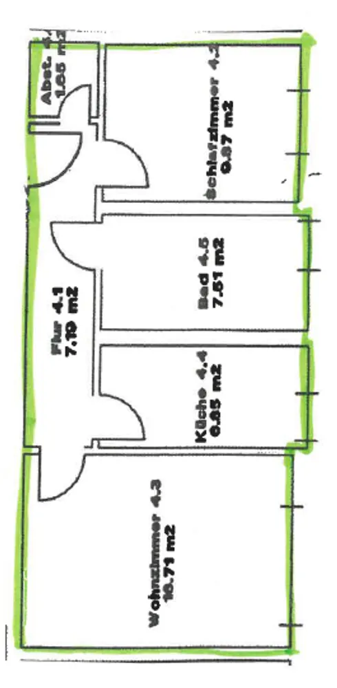 2 Zimmer Wohnung mit 50 m² in Halle (Saale) – Bild 8