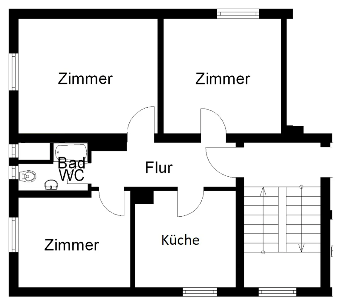 3 Zimmer Wohnung mit 59 m² in Osnabrück – Bild 2