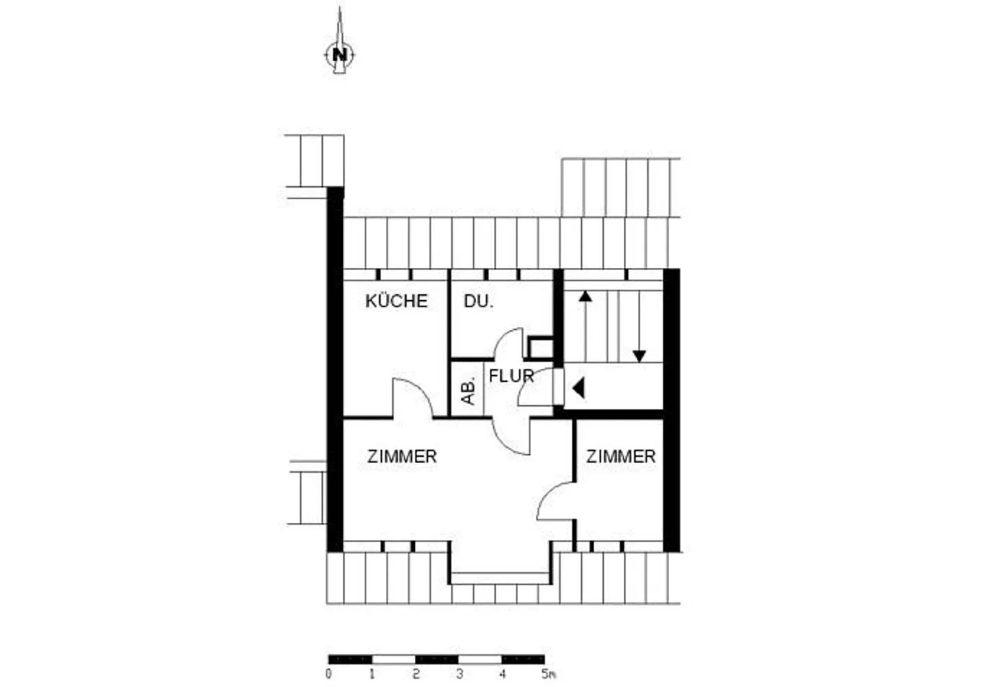 2 Zimmer Wohnung mit 38 m² in Bremen – Bild 1