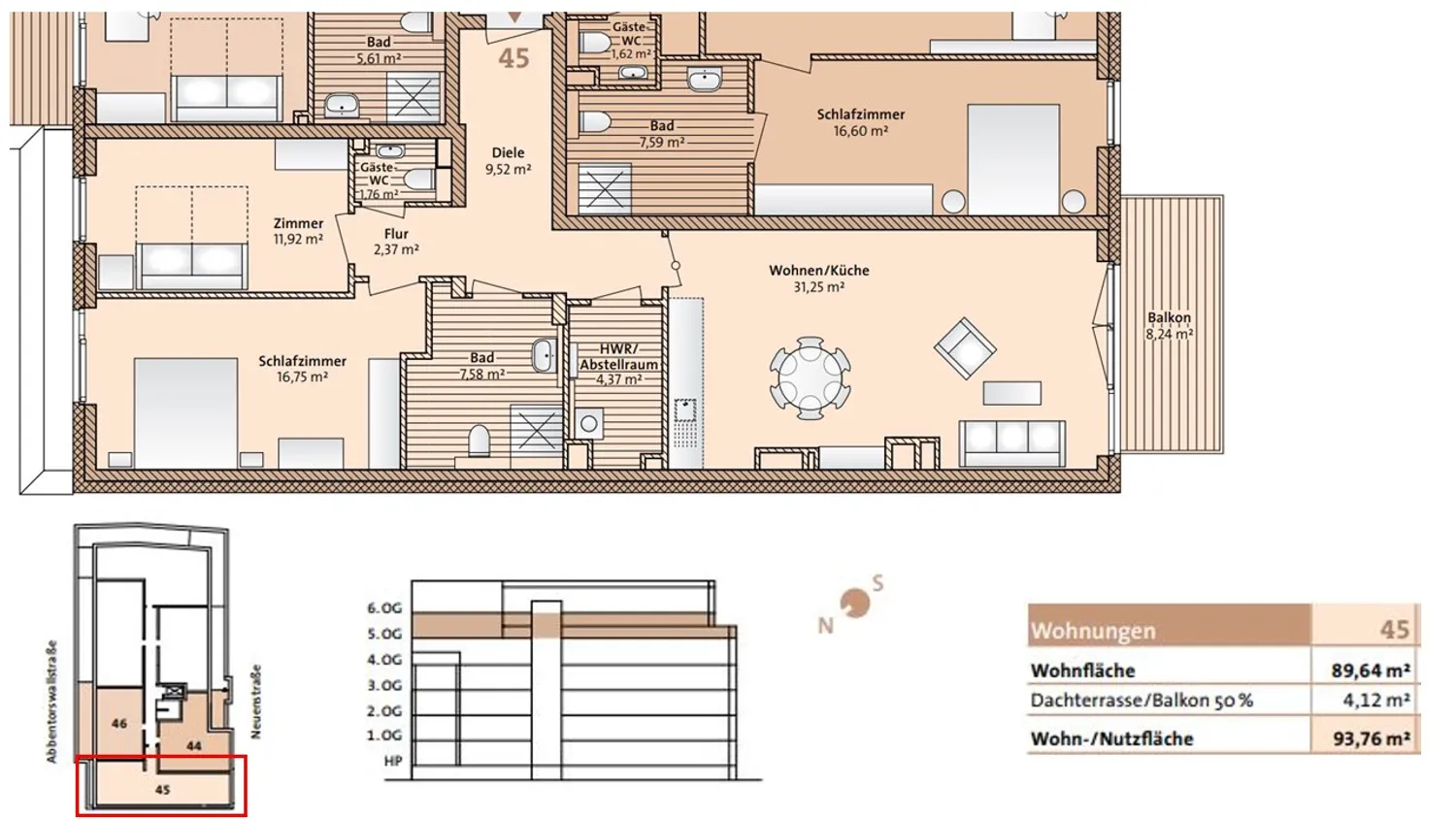3 Zimmer Wohnung mit 90 m² in Bremen – Bild 5