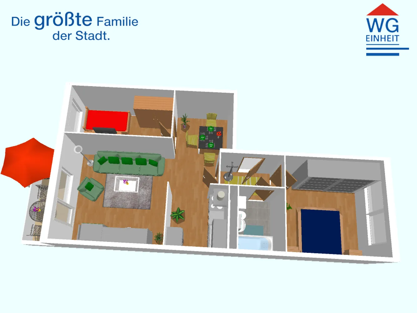 3 Zimmer Wohnung mit 56 m² in Chemnitz – Bild 4