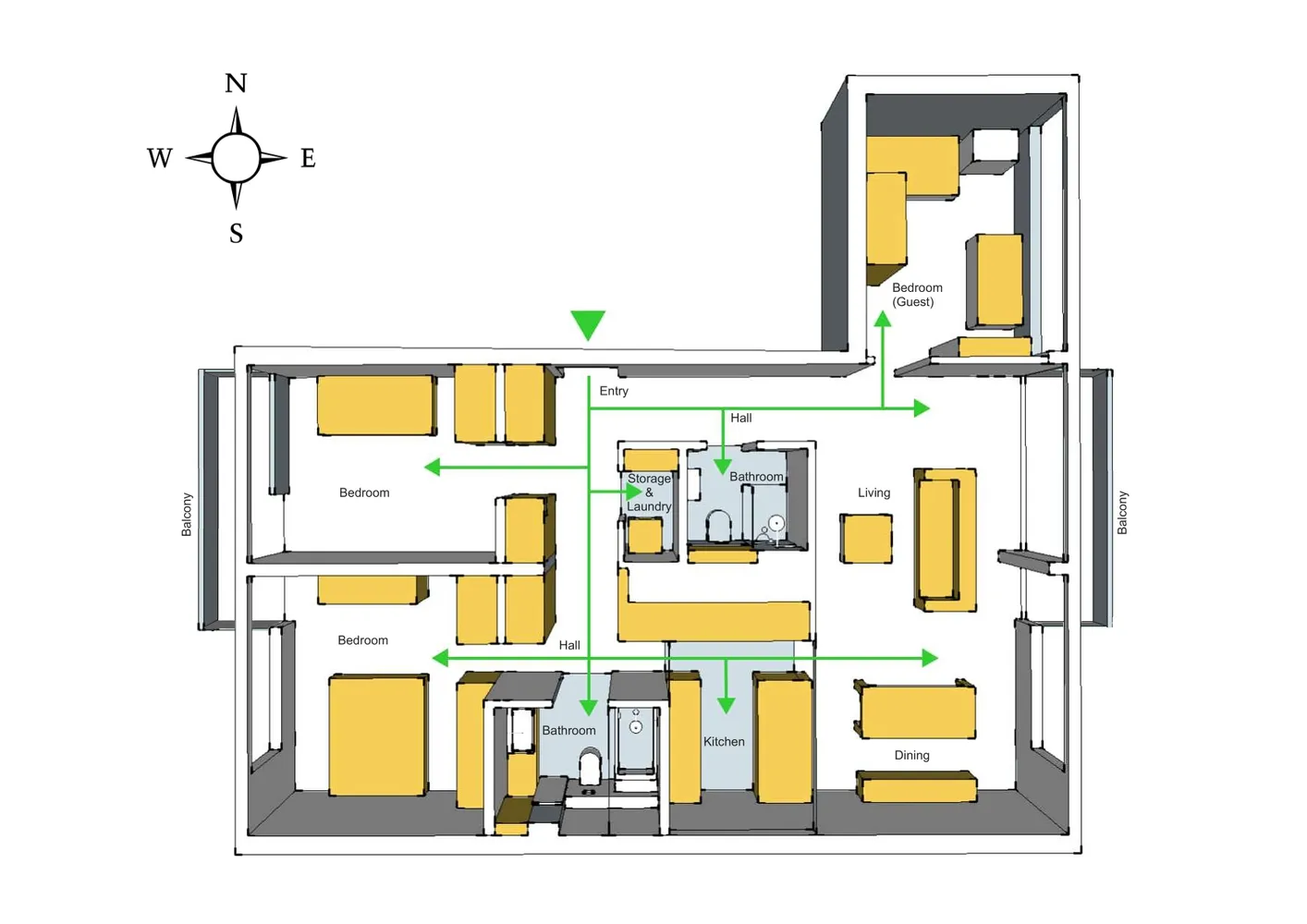 4 Zimmer Wohnung mit 114 m² in Berlin – Bild 4
