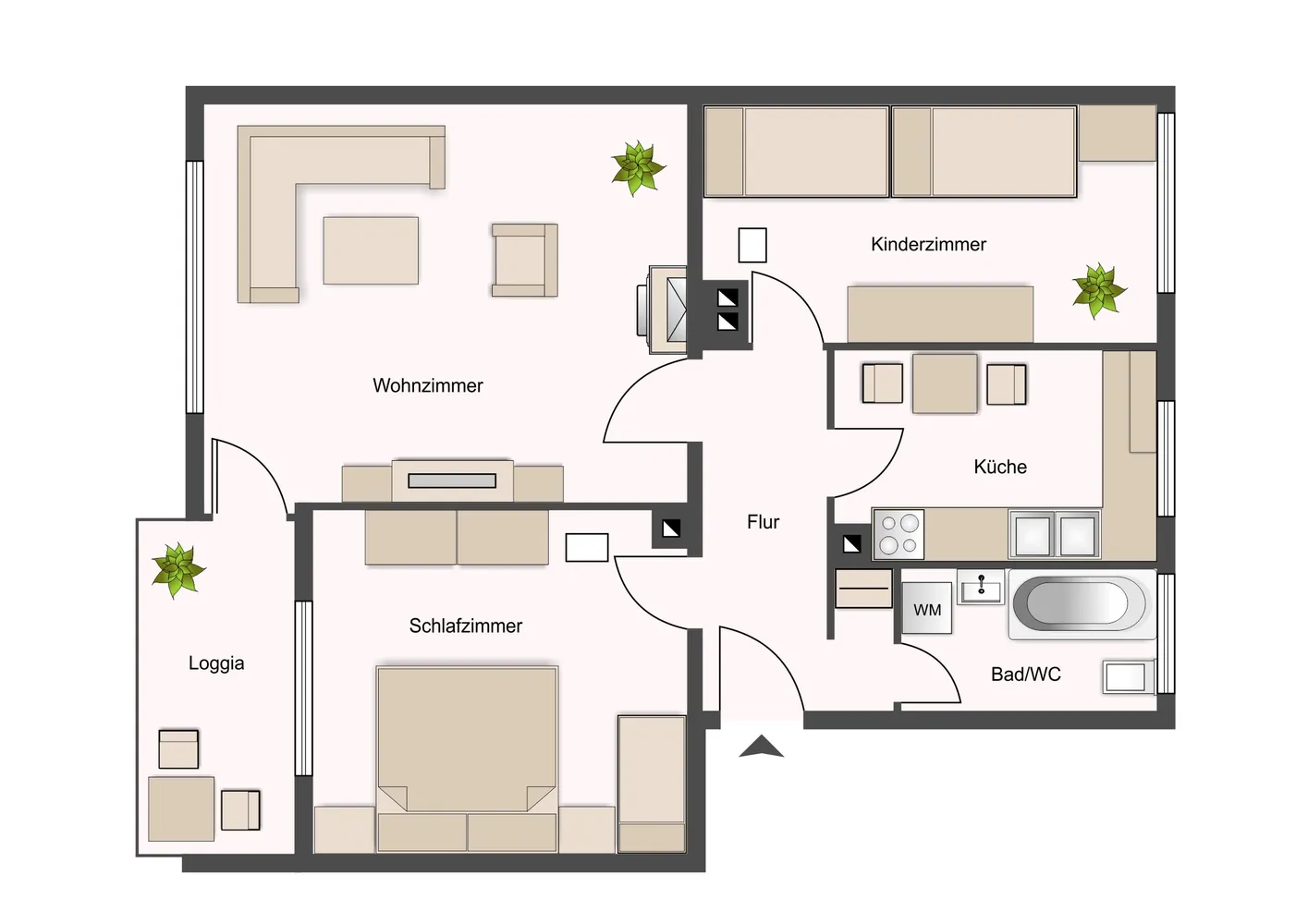 3 Zimmer Wohnung mit 65 m² in Gießen – Bild 6