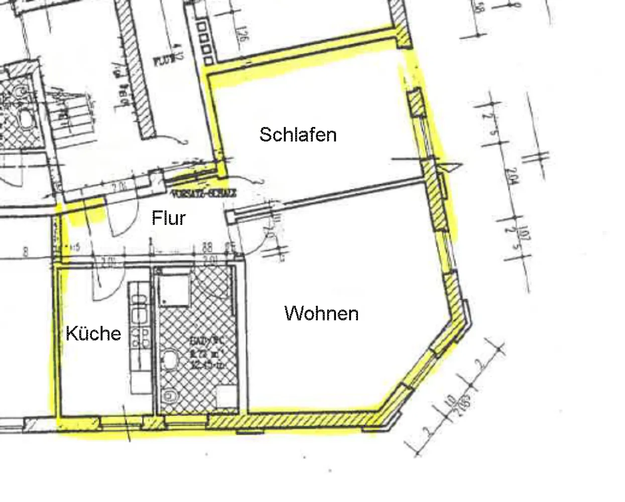 2 room apartment with 75 m² in Magdeburg – Photo 8