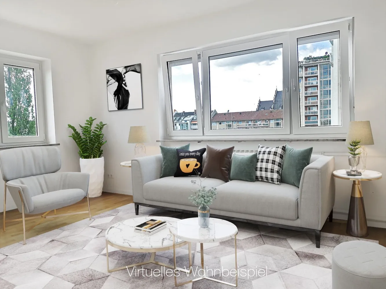 4 Zimmer Wohnung mit 83 m² in München – Bild 2