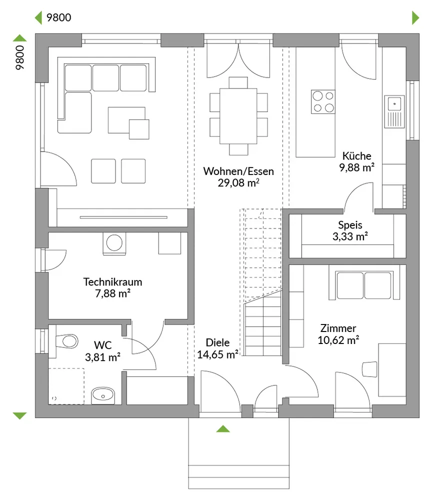 5 Zimmer Haus mit 157 m² in Dortmund – Bild 2