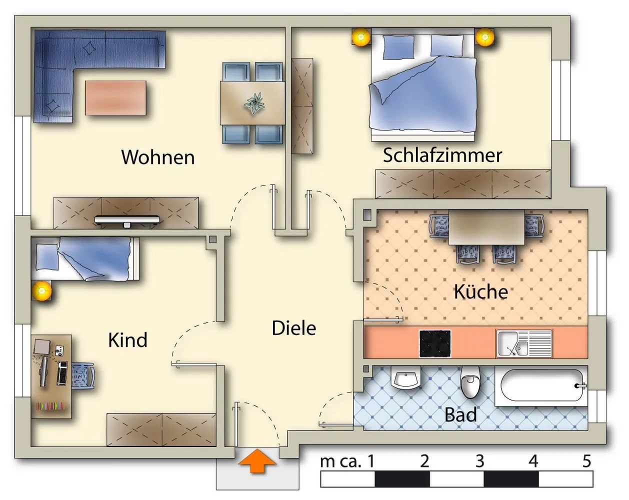 4 Zimmer Wohnung mit 84 m² in Gelsenkirchen – Bild 5