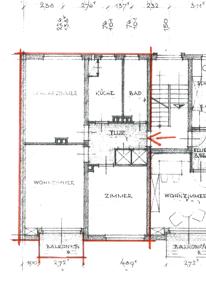 3 Zimmer Wohnung mit 69 m² in Wuppertal – Bild 2