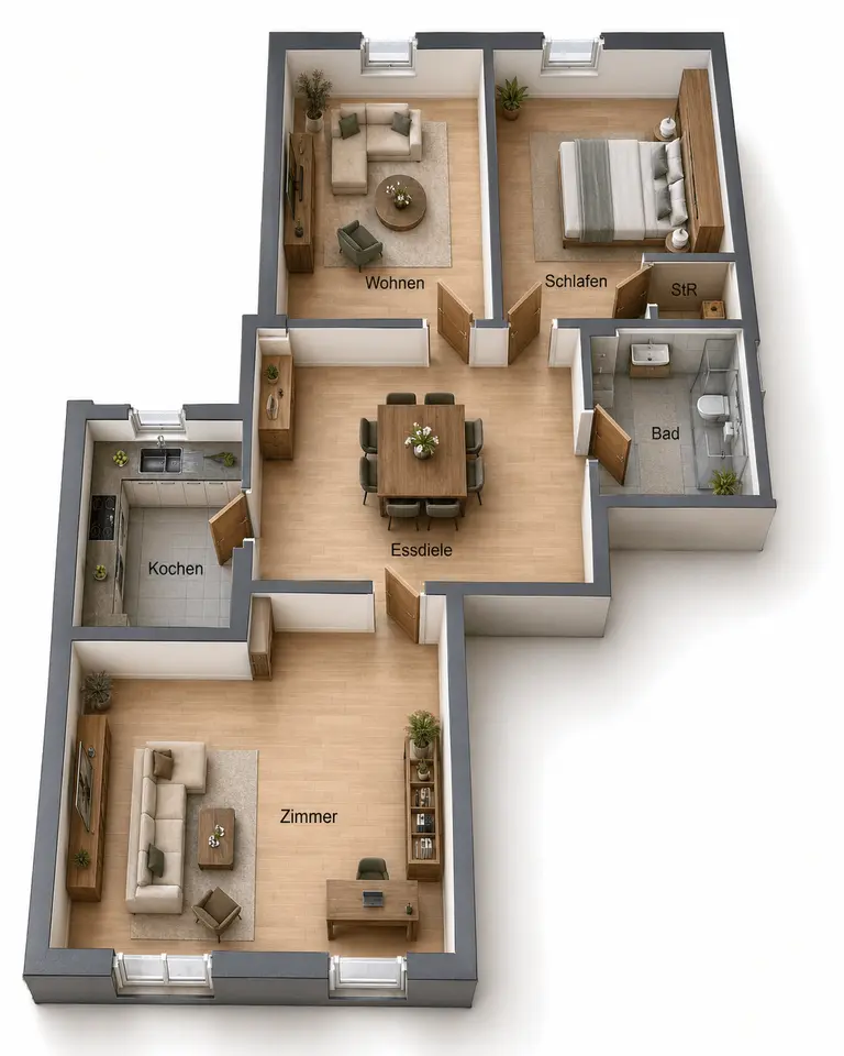 4 Zimmer Wohnung mit 118 m² in Hof – Bild 5