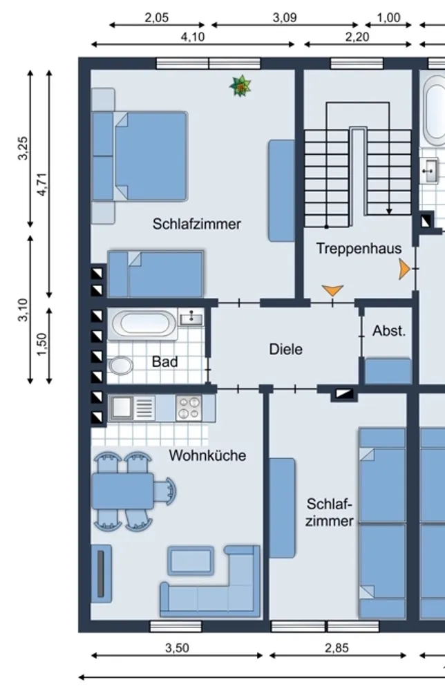 2 Zimmer Wohnung mit 59 m² in Mönchengladbach – Bild 8