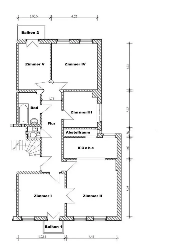 5 Zimmer Wohnung mit 111 m² in Hamburg – Bild 4