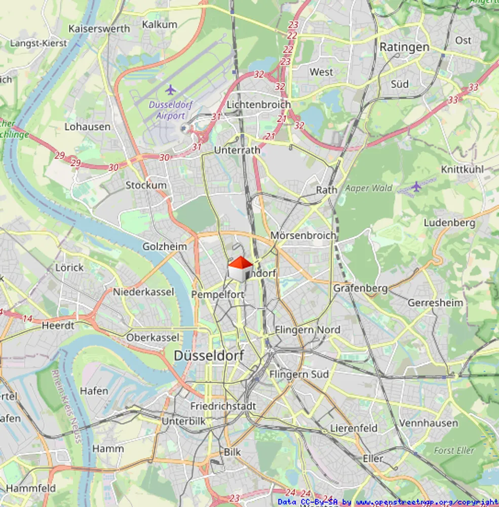 1 Zimmer Wohnung mit 27 m² in Düsseldorf – Bild 9